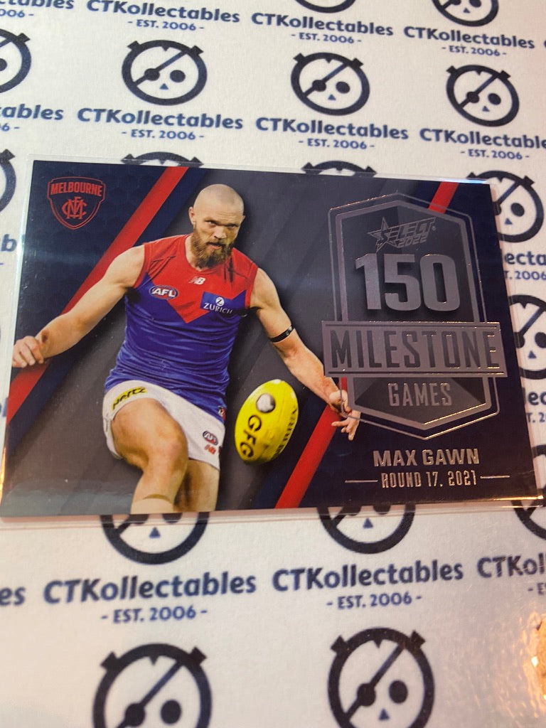 2022 AFL Footy Stars Milestone 150 games - Max Gawn MG52