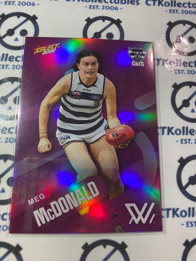 2022 AFL Footy Stars Purple Parallel - AFLW Meg McDonald PP198