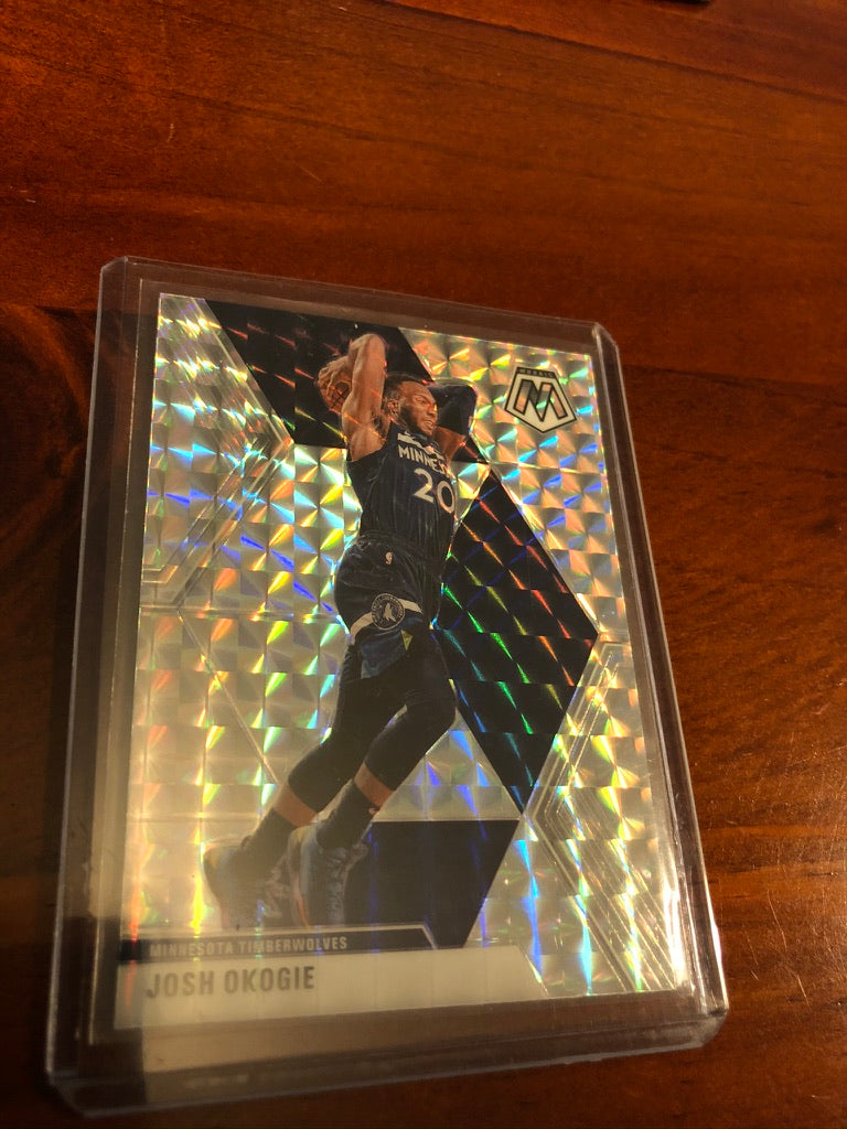 Josh Okogie Silver prizm mosaic #113 2019-20 NBA Mosaic