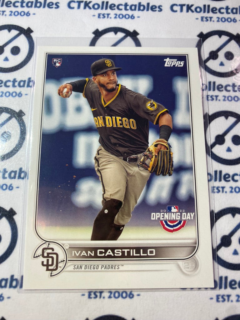 2022 Topps Opening Day Baseball Ivan Castillo Rookie card RC #165 Padres