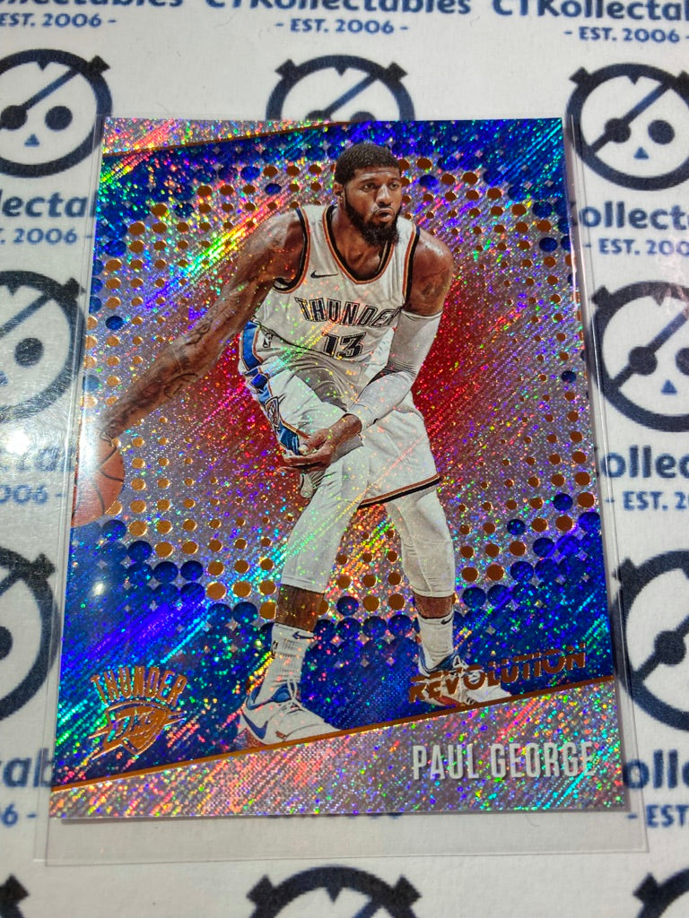 2017-18 NBA Panini Revolution Paul George Base #21 Thunder