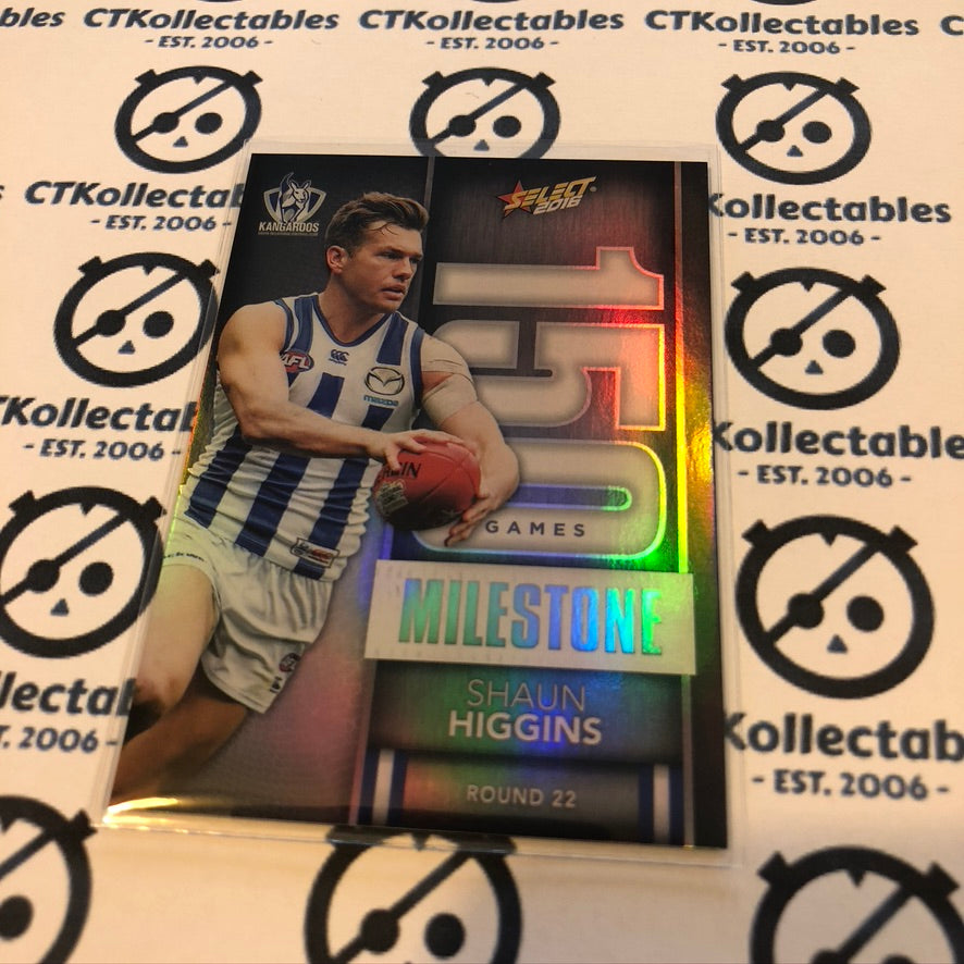 Shaun Higgins Milestone 150 games M59 2017 Afl Footy Stars