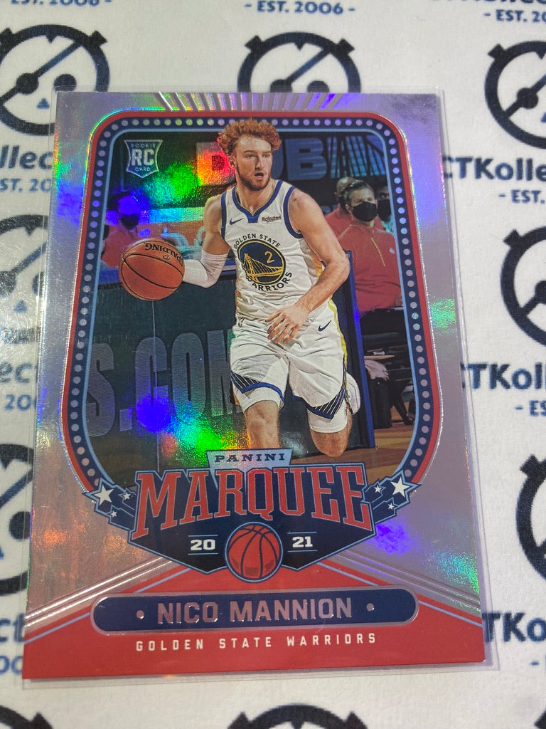 2020-21 NBA Panini Chronicles Marquee Nico Mannion RC #237 Warriors