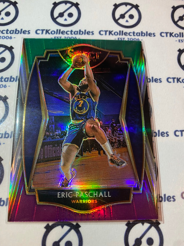 2020-21 Panini NBA Select Eric Paschall Red White Orange prizm #158