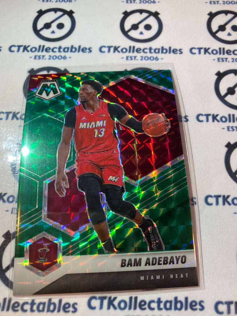 2020-21 NBA Mosaic Bam Adebayo Green Prizm #171 Miami