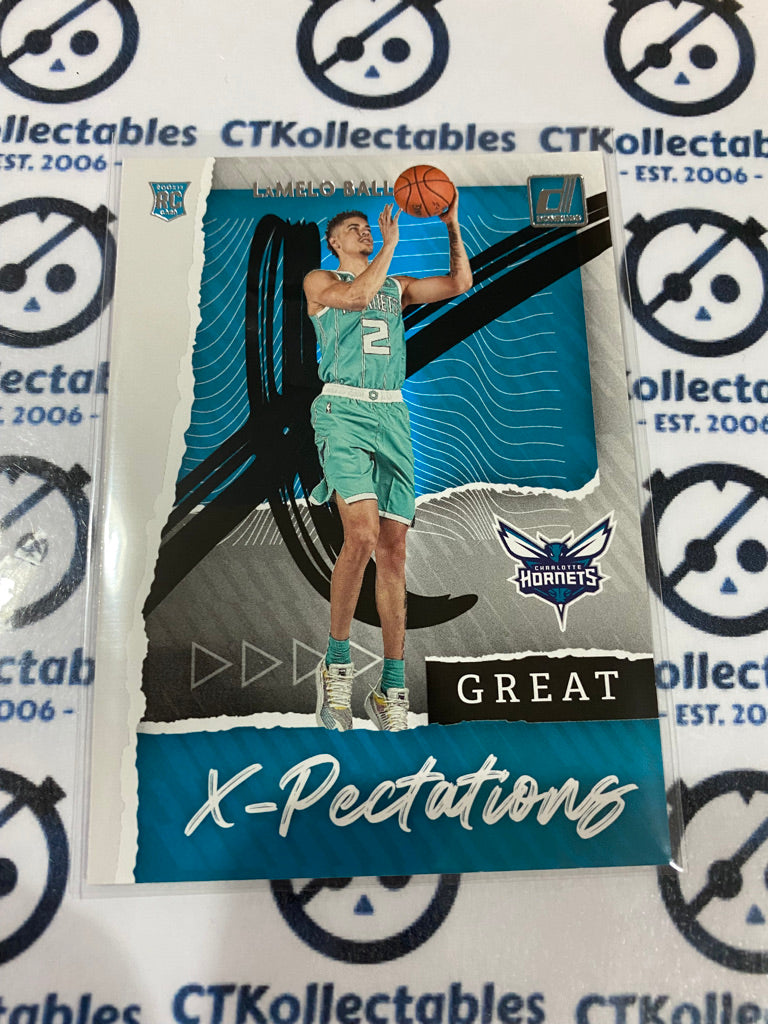 2020-21 NBA Donruss Great X-Pectations Lamelo Ball #13 Hornets