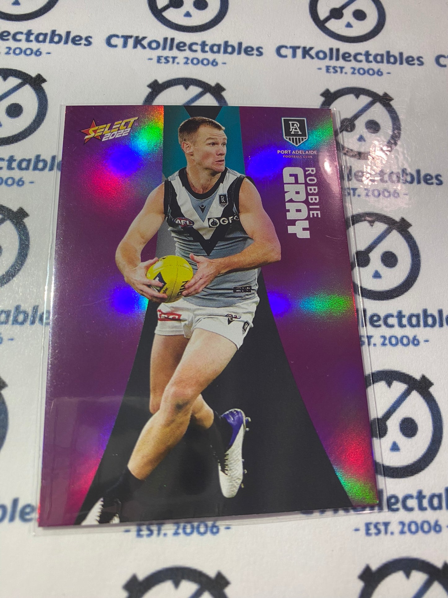 2022 AFL Footy Stars Purple Parallel - Robbie Gray PP128