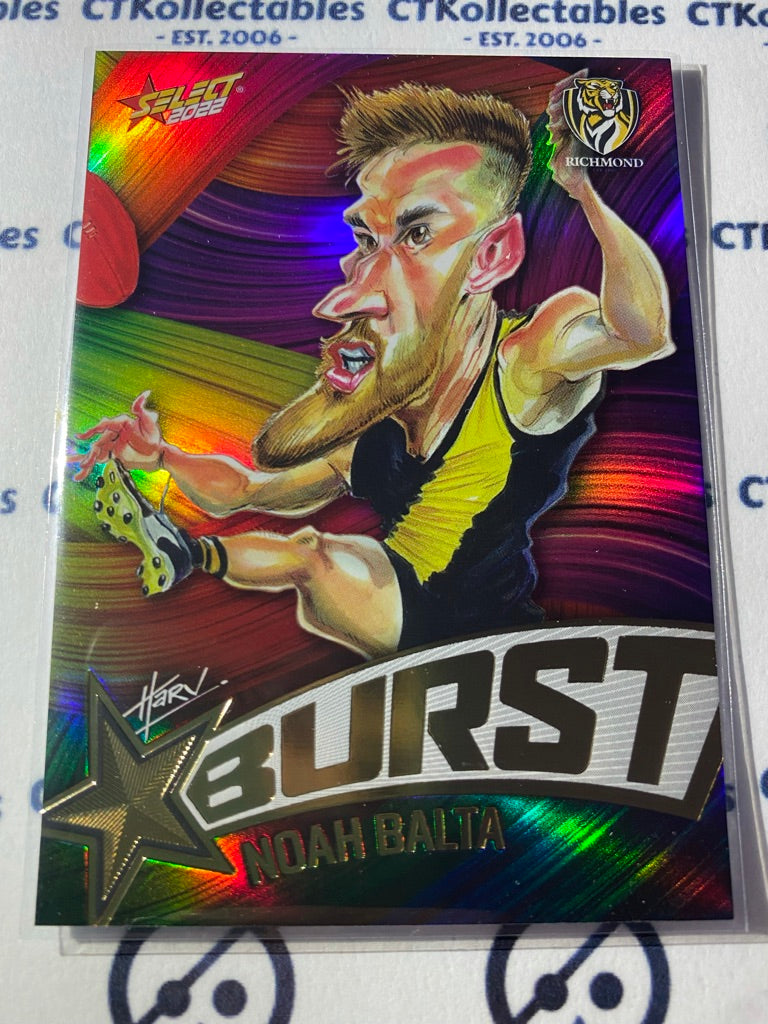 2022 AFL Footy Stars Starburst Paint - Noah Balta SBP53
