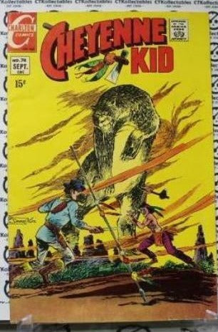 CHEYENNE KID # 74 CHARLTON COMICS VF/ F WESTERN 1969