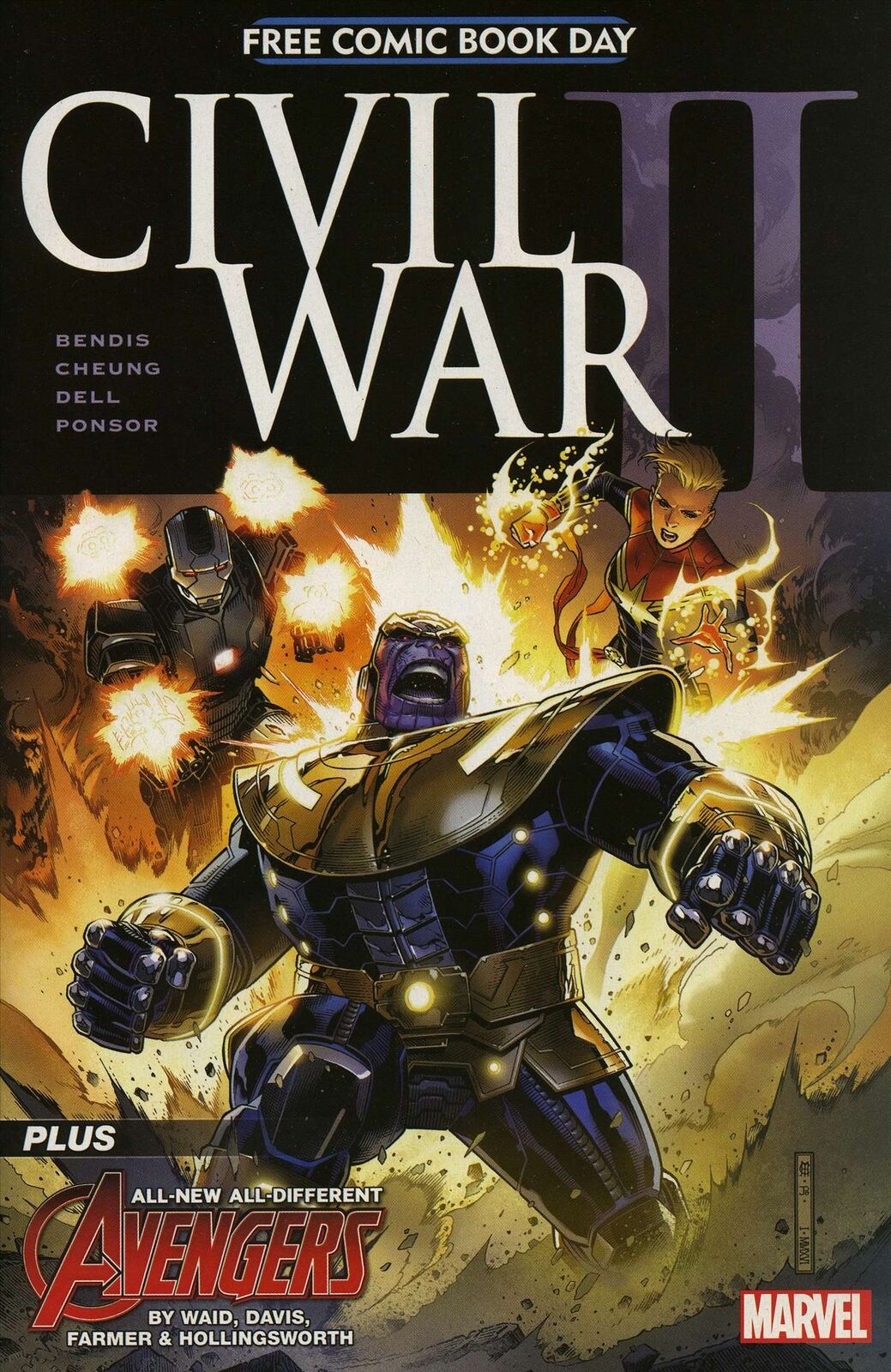 CIVIL WAR II # 1 FREE COMIC BOOK DAY 1st Appearance Wasp Nadia Pym MARVEL COMIC BOOK 2016