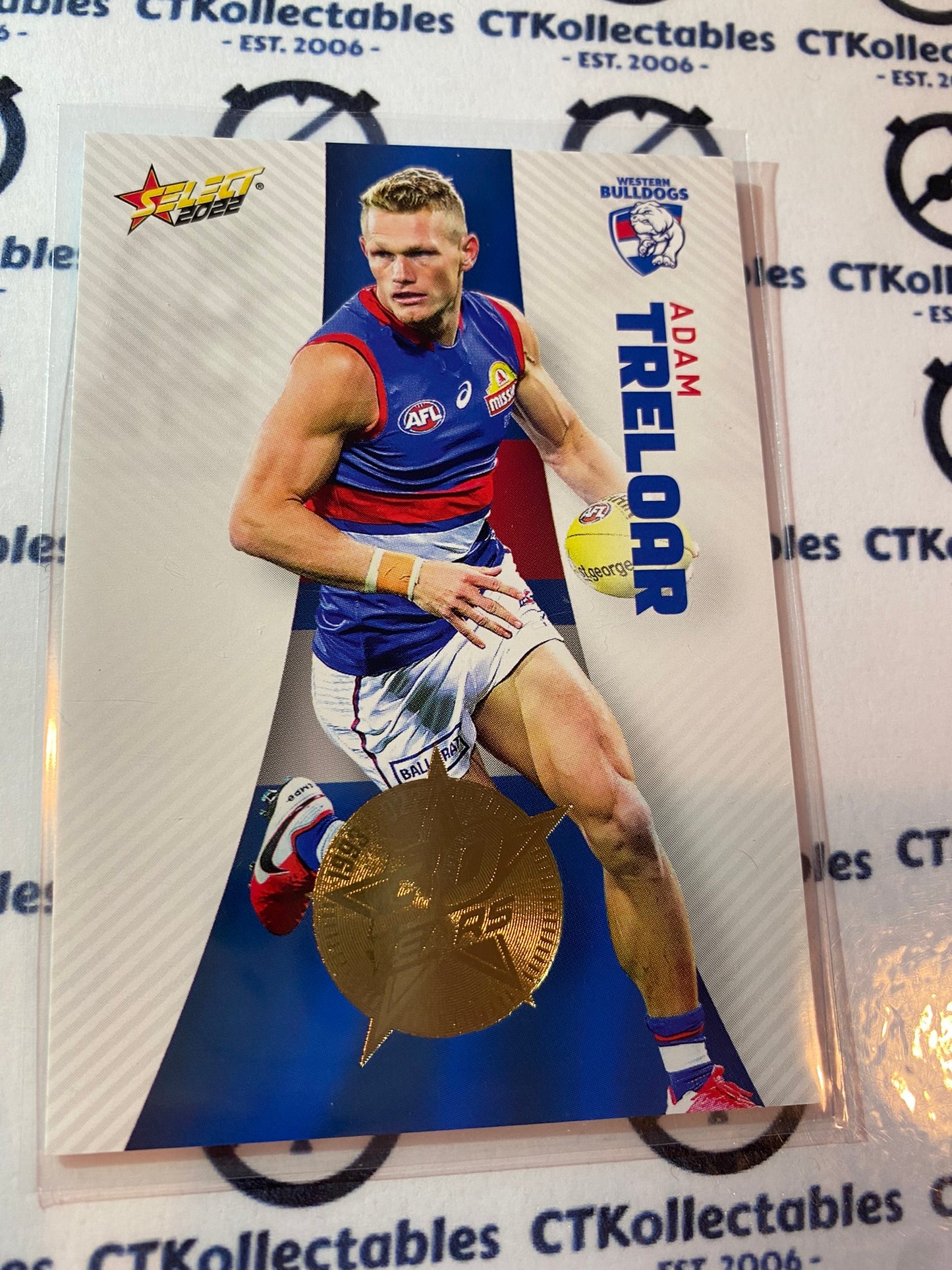 2022 AFL Footy Stars Gold 30th Anniversary - Adam Treloar #181