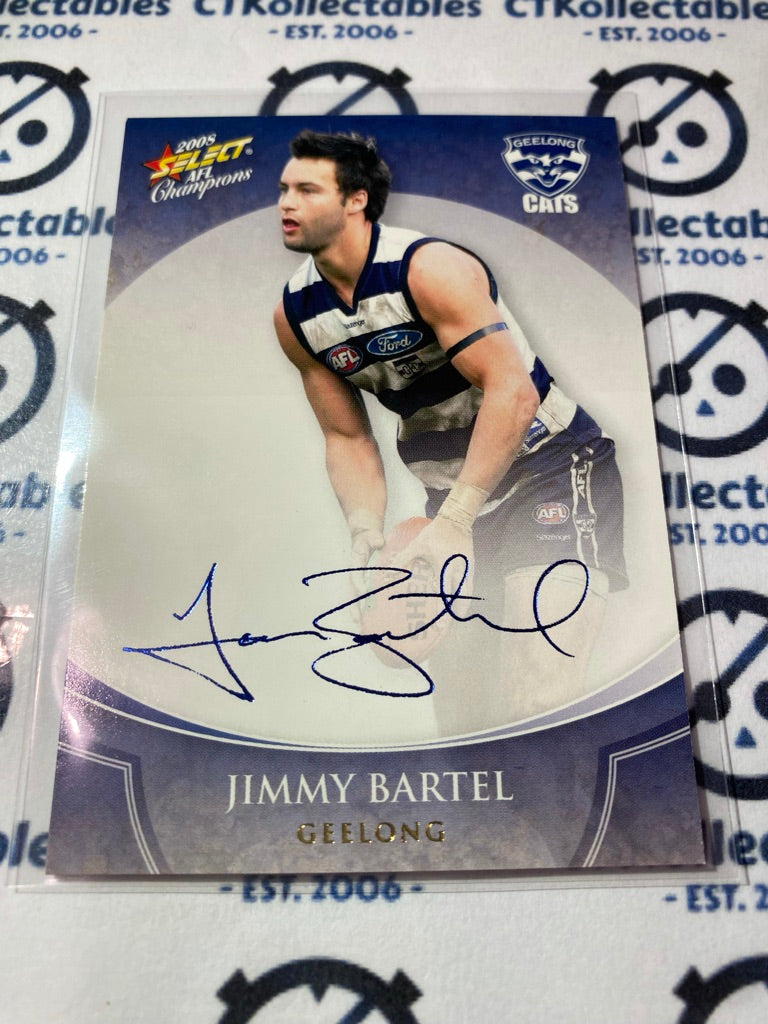 2008 AFL Champions Jimmy Bartel Blue Foil Signature FS38 Cats