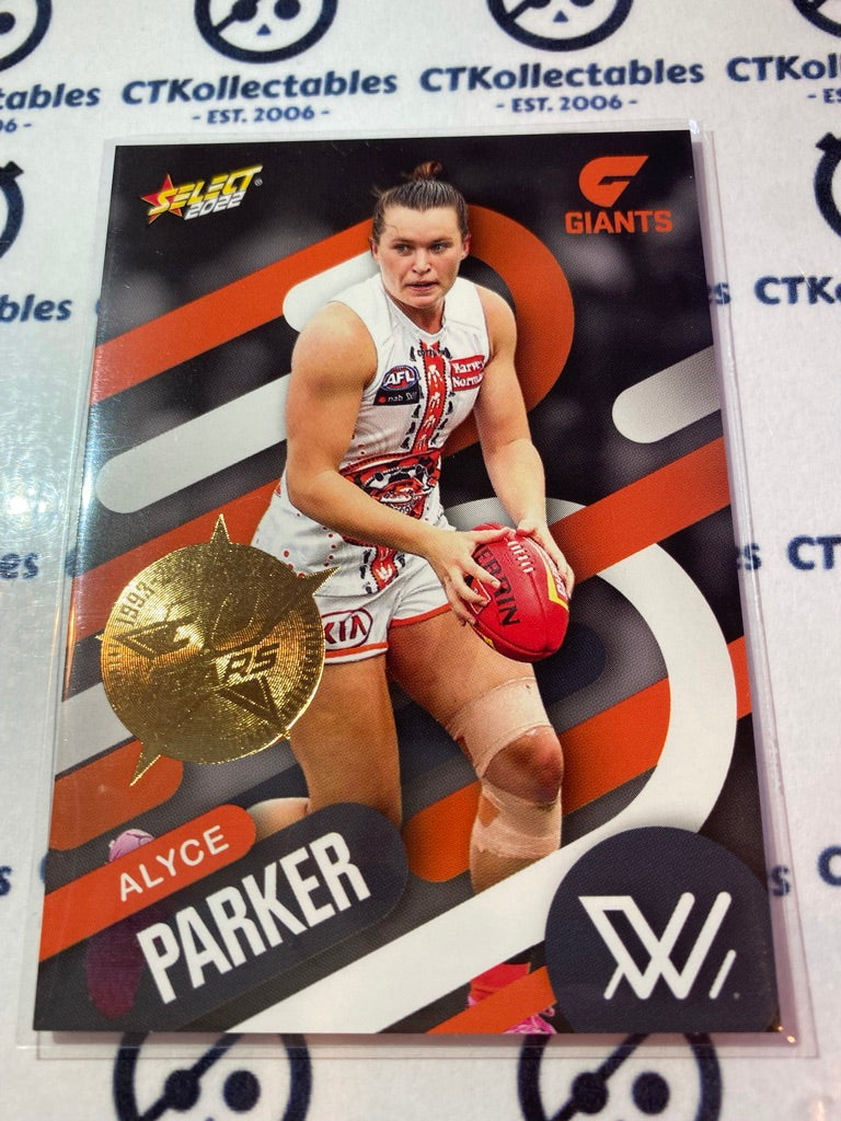 2022 AFL Footy Stars Gold 30th Anniversary - Alyce Parker #201
