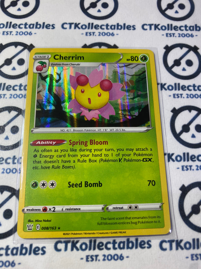 Cherrim #008/163 Holo Rare Pokémon Card Battle Styles