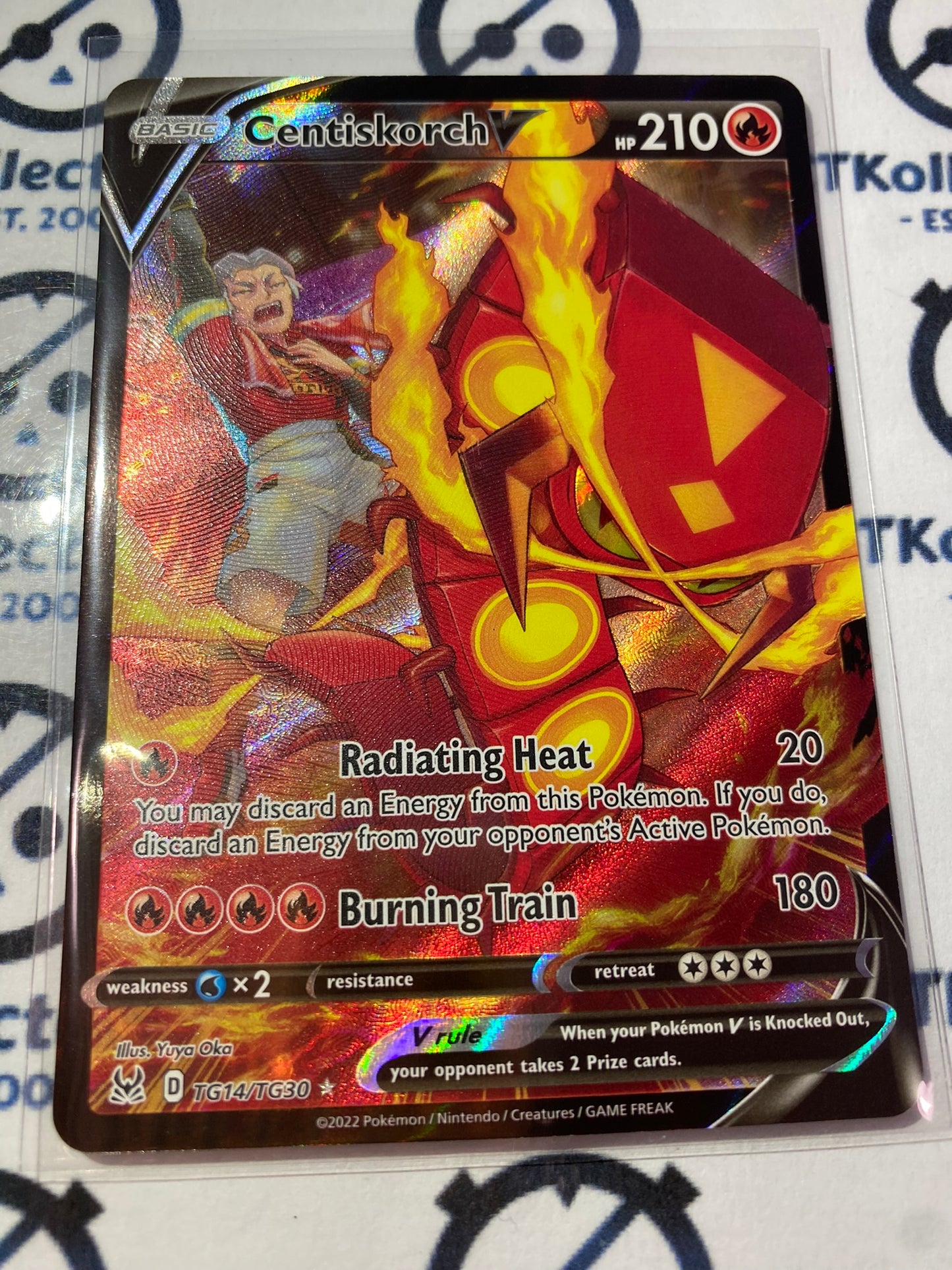 Centiskorch Trainer Gallery Rare Full Art #TG14/TG30 2022 Sword & Shield Lost Origin Pokemon Card