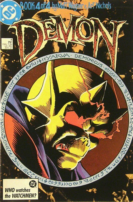 DEMON # 4 MINI SERIES DC COMICS COMIC BOOK 1987