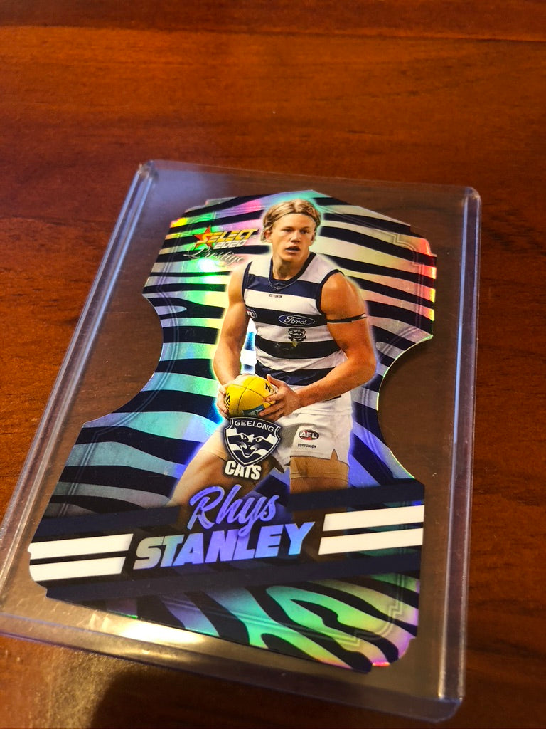 2020 Afl Select Prestige Rhys Stanley Zebra Die-cut ZDC55
