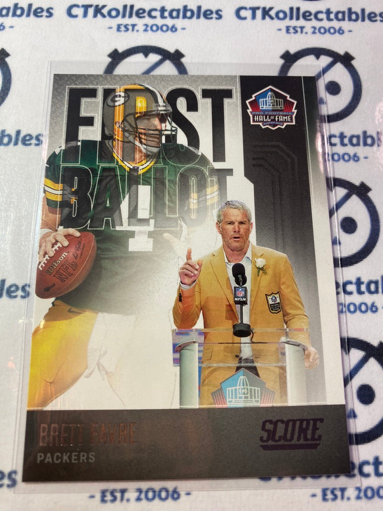 2022 NFL Panini Score Brett Favre First Ballot #FB-BF Packers