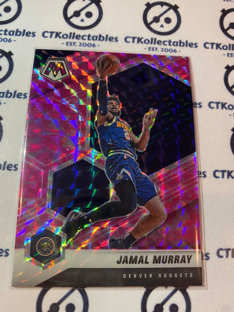 2020-21 NBA Mosaic Pink Prizm Jamal Murray #86 Nuggets