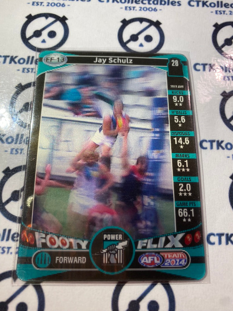 2014 AFL Teamcoach Footy Flix #FF-13 Jay Schulz Power