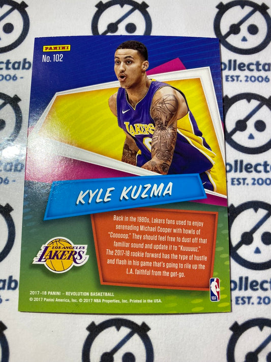 2017-18 NBA Panini Revolution Kyle Kuzma rookie card RC #102 Lakers