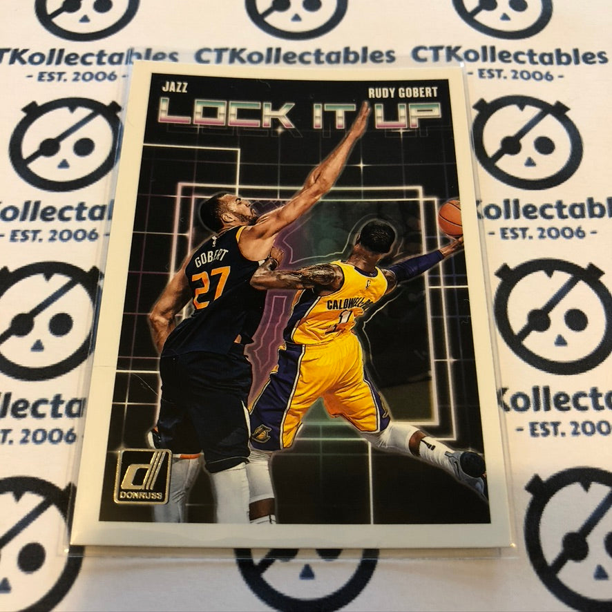 Rudy Gobert Lock It Up #3 2018-19 PANINI Donruss