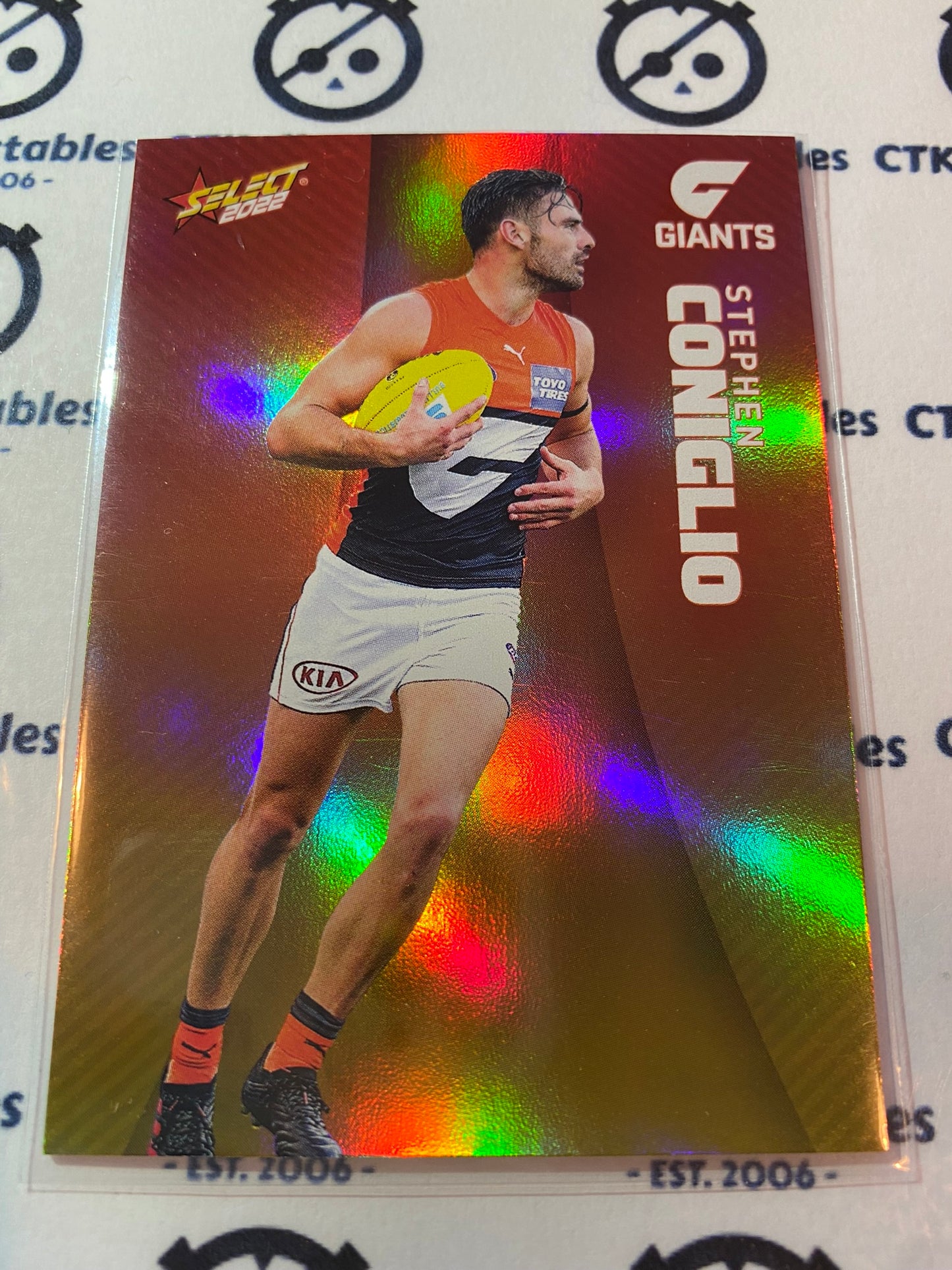 2022 AFL Footy Stars Sunset Parallel - Stephen Coniglio PS72