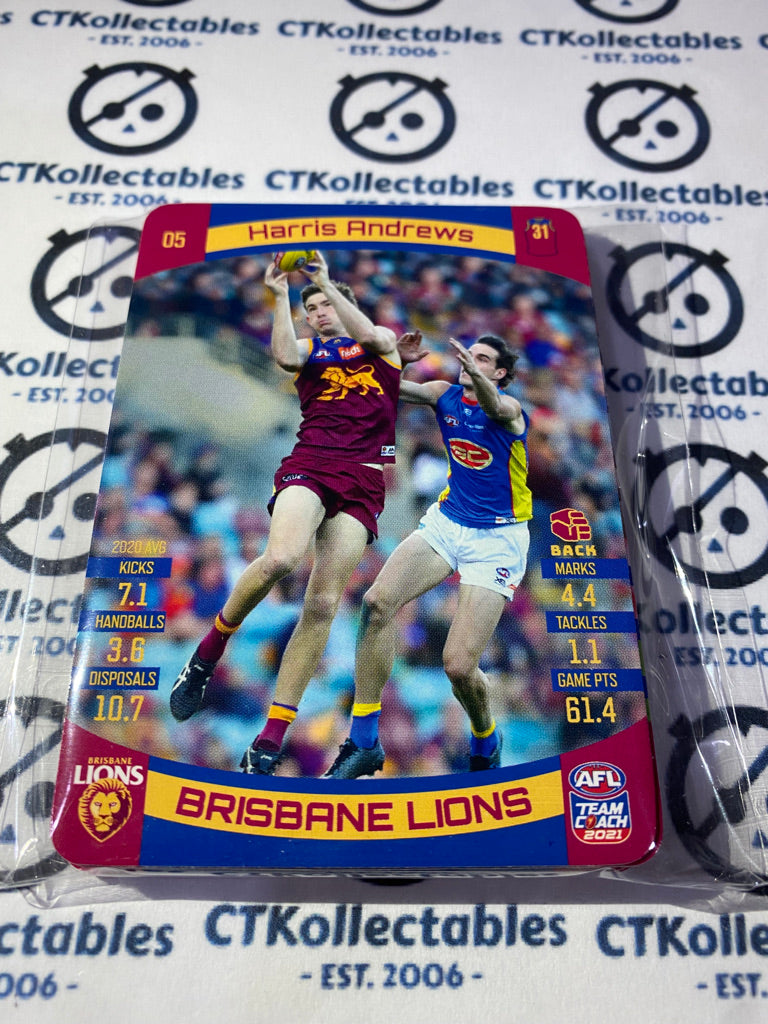 2021 AFL Teamcoach ~ Brisbane Lions team set~