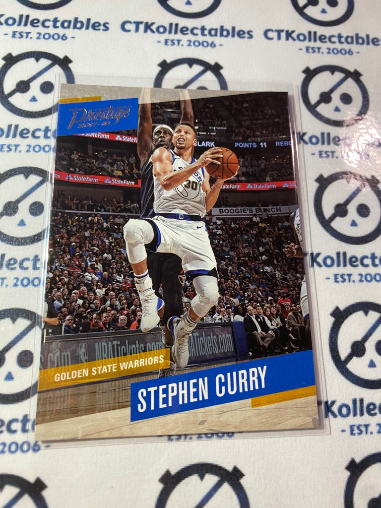 2017-18 Panini NBA Prestige Stephen Curry Base #141 Warriors