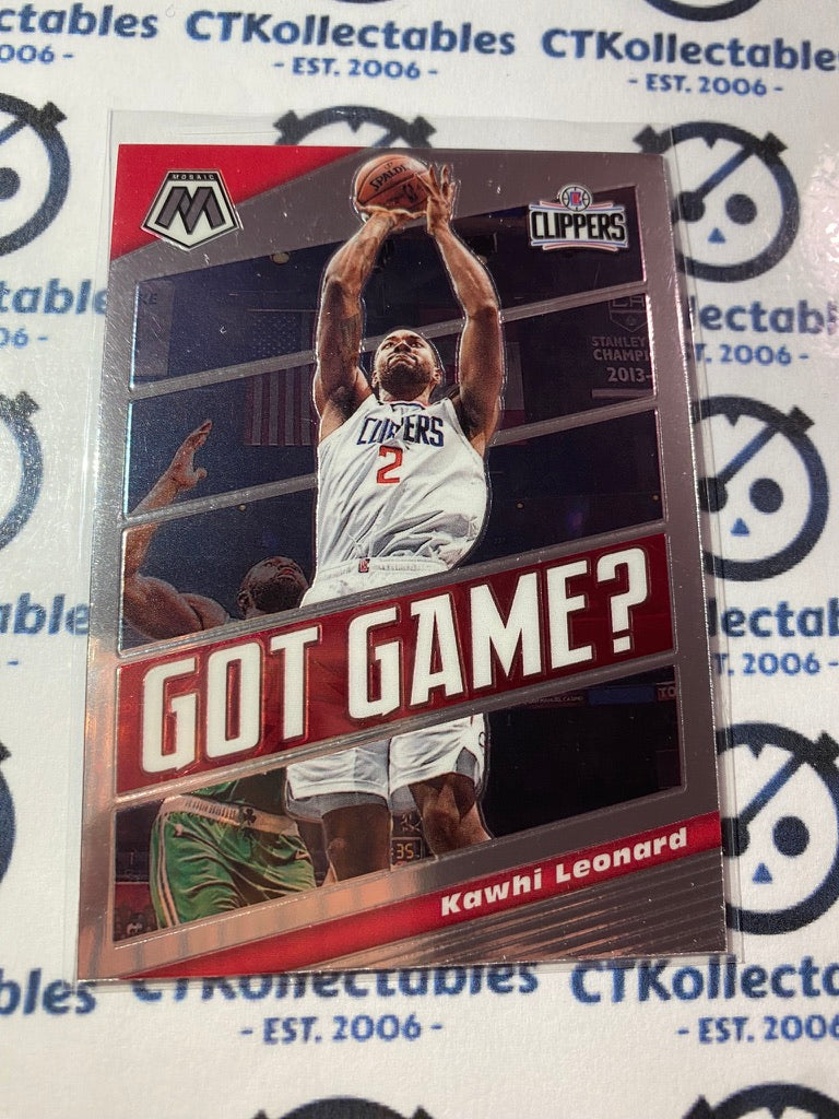2019-20 NBA Panini Mosaic Got Game ? Kawhi Leonard #13 Clippers