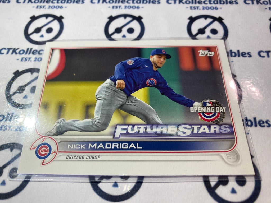 2022 Topps Opening Day Baseball Nick Madrigal Future Stars #3 Cubs