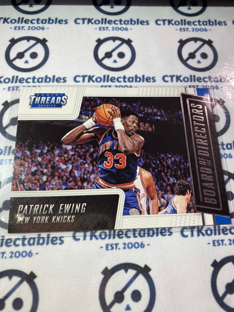 2016-17 Panini NBA Threads Patrick Ewing Board of Directors #15 Knicks