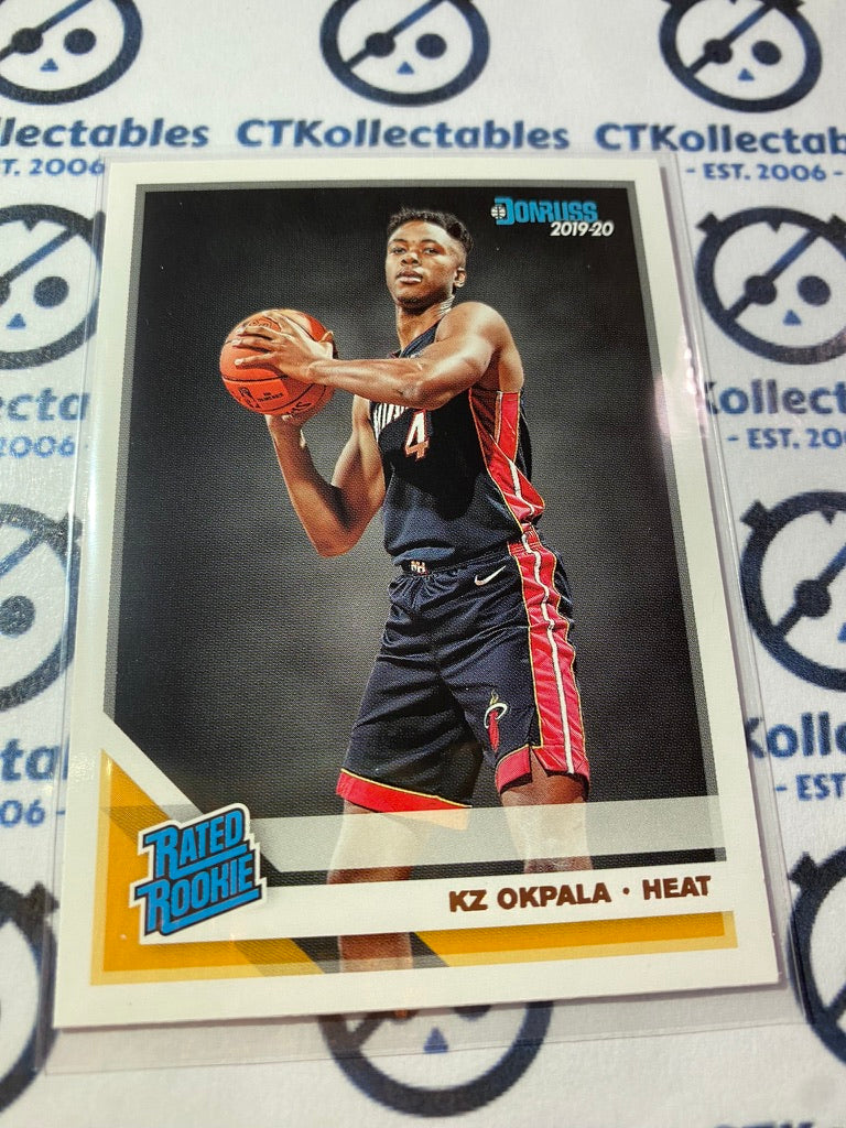 2019-20 NBA Panini Donruss Rated Rookie KZ OKpala #230 Heat