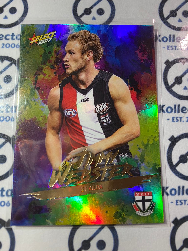 2017 AFL Select Footy Stars Holofoil - #HF135 Jimmy Webster Saints