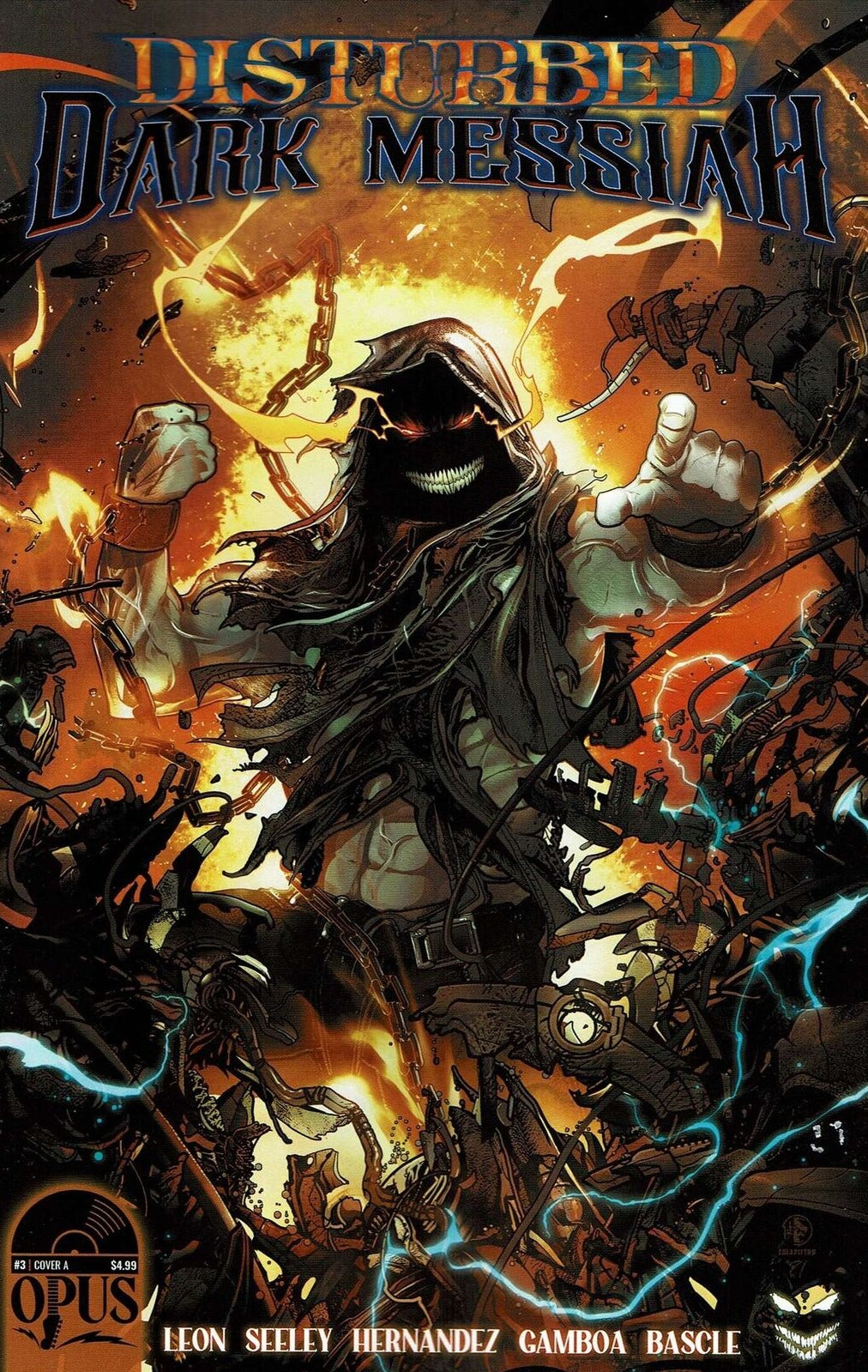 DISTURBED DARK MESSIAH # 3 VARIANT COVER OPUS COMIC BOOK 2022