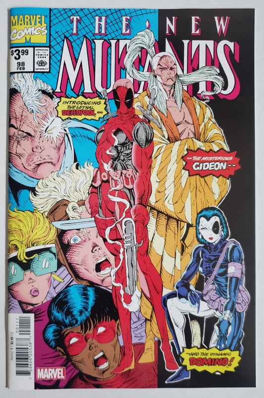 THE NEW MUTANTS # 98 FACSIMILE REPRINT 1ST DEADPOOL MARVEL COMIC BOOK MATURE READERS 2022