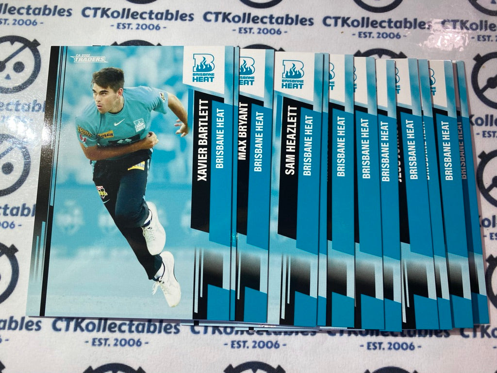 2022/2023 TLA Cricket Traders Brisbane Heat 12 common card set