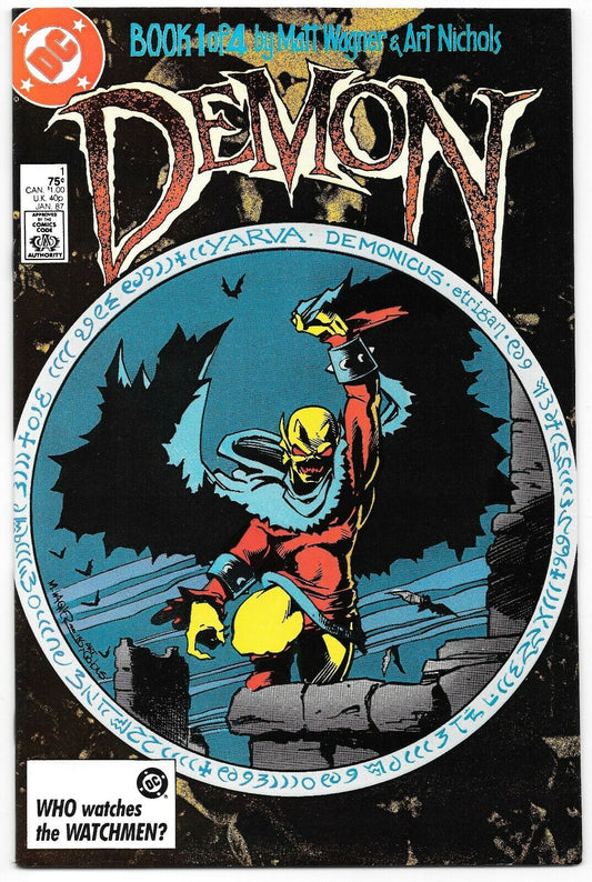 DEMON # 1 MINI SERIES DC COMICS COMIC BOOK 1987