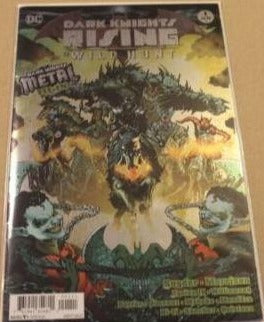 DARK KNIGHTS RISING #1 THE WILD HUNT FOIL COVER DC BATMAN COMIC BOOK 2018