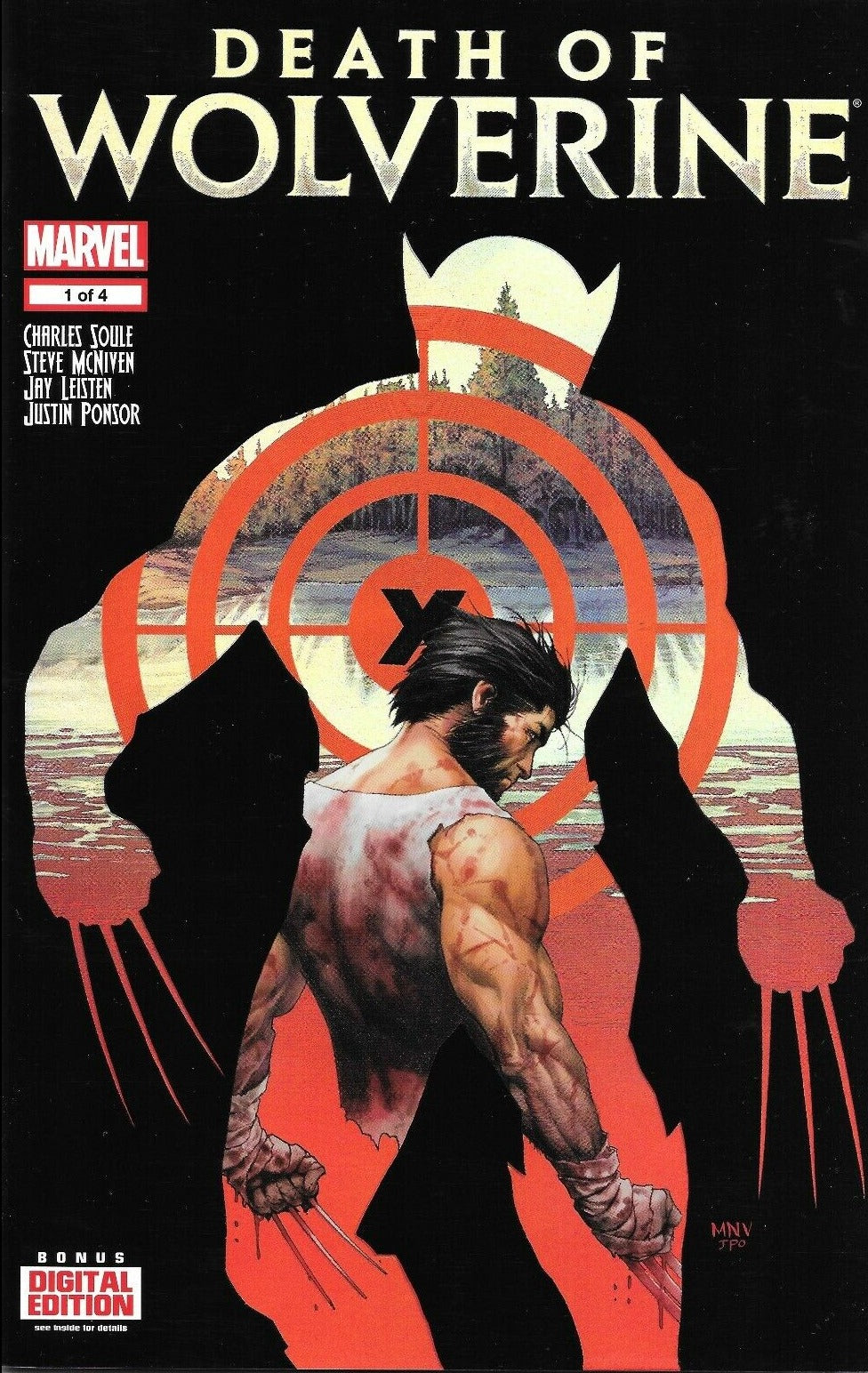 DEATH OF WOLVERINE # 1 VARIANT FOIL COVER MARVEL COMICS NM 2014