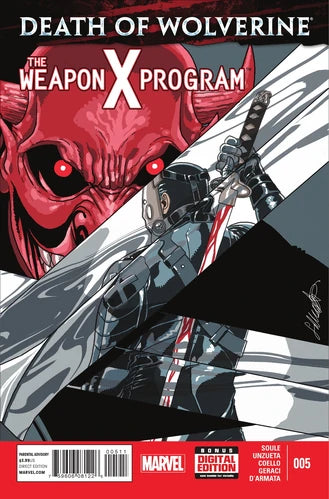 DEATH OF WOLVERINE THE WEAPON X PROGRAM # 005 MARVEL COMICS NM 2015