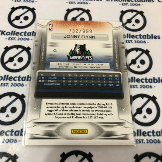 2009 NBA Prestige Jonny Flynn Draft Picks #732/999 Timberwolves