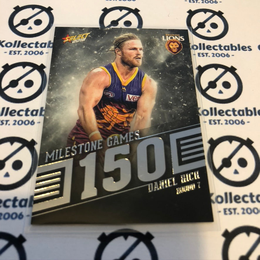 2018 AFL Footy Stars Daniel Rich Milestone 150 games MG9