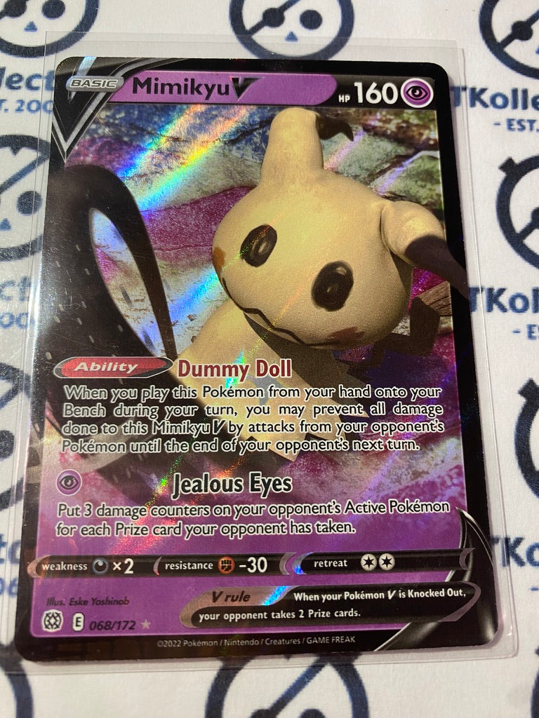 Mimikyu V #048/172 Ultra Rare Pokémon Card Brilliant Stars