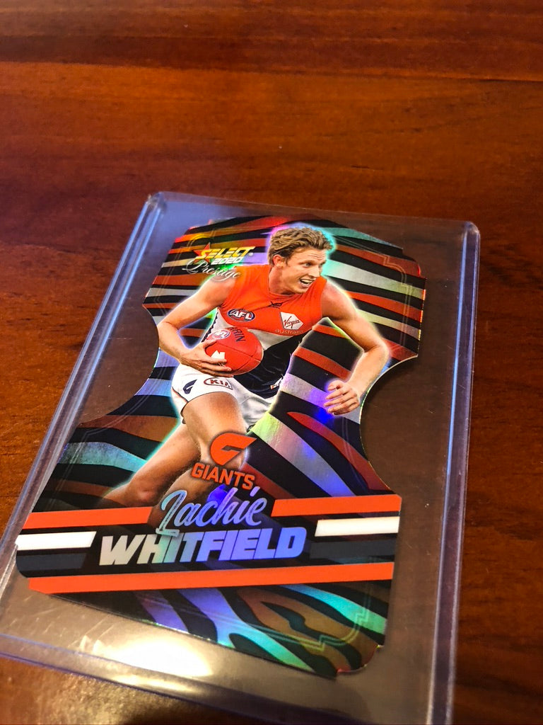 Lachie Whitfield Zebra Die-cut ZDC63 2020 Afl Select Prestige
