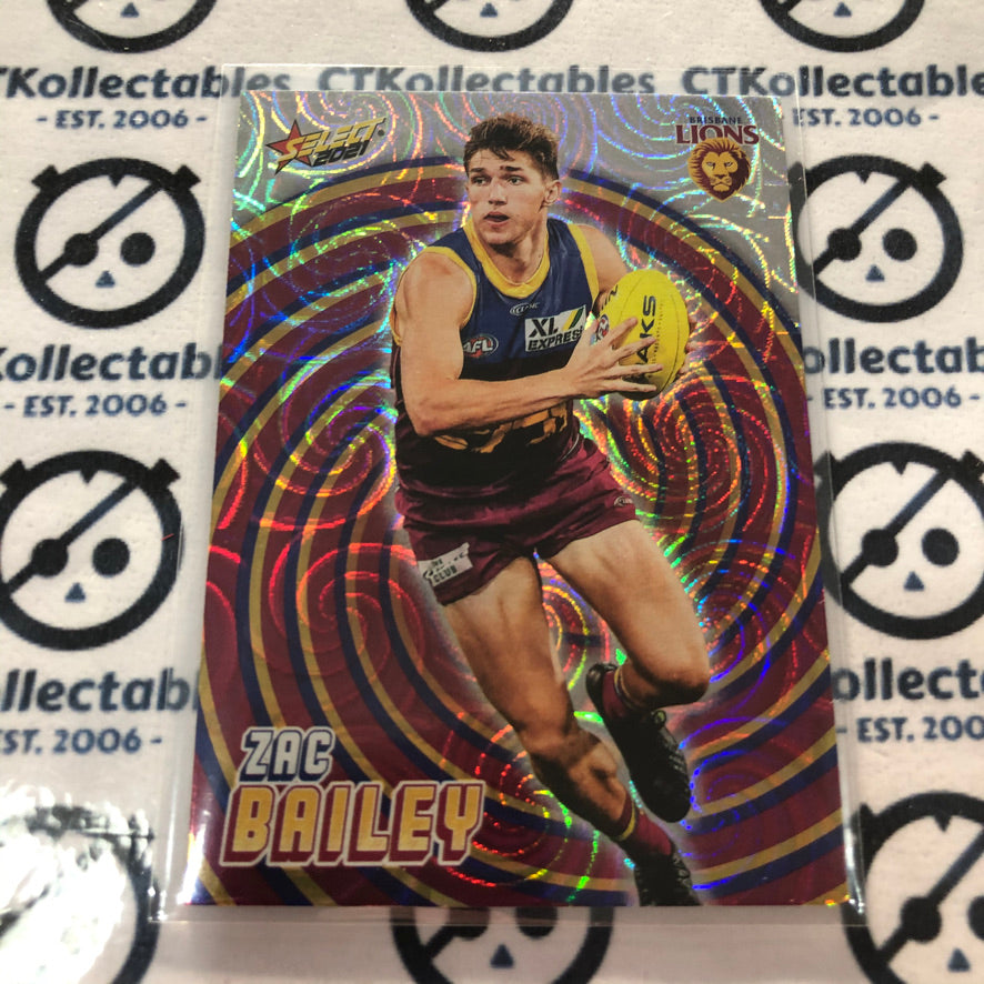 2021 AFL Footy Stars Holographic Foil Zac Bailey HF9