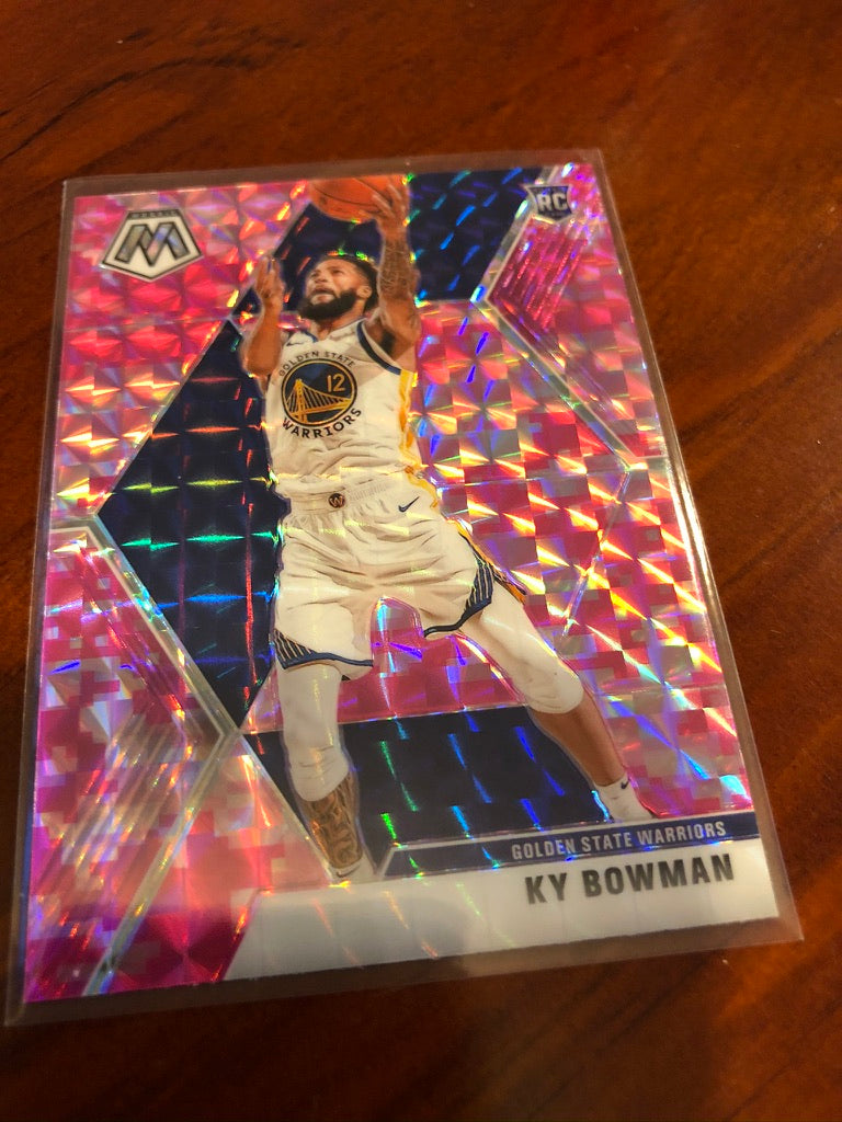 KY Bowman Pink RC Mosaic Prizm #206 2019-20 NBA Mosaic