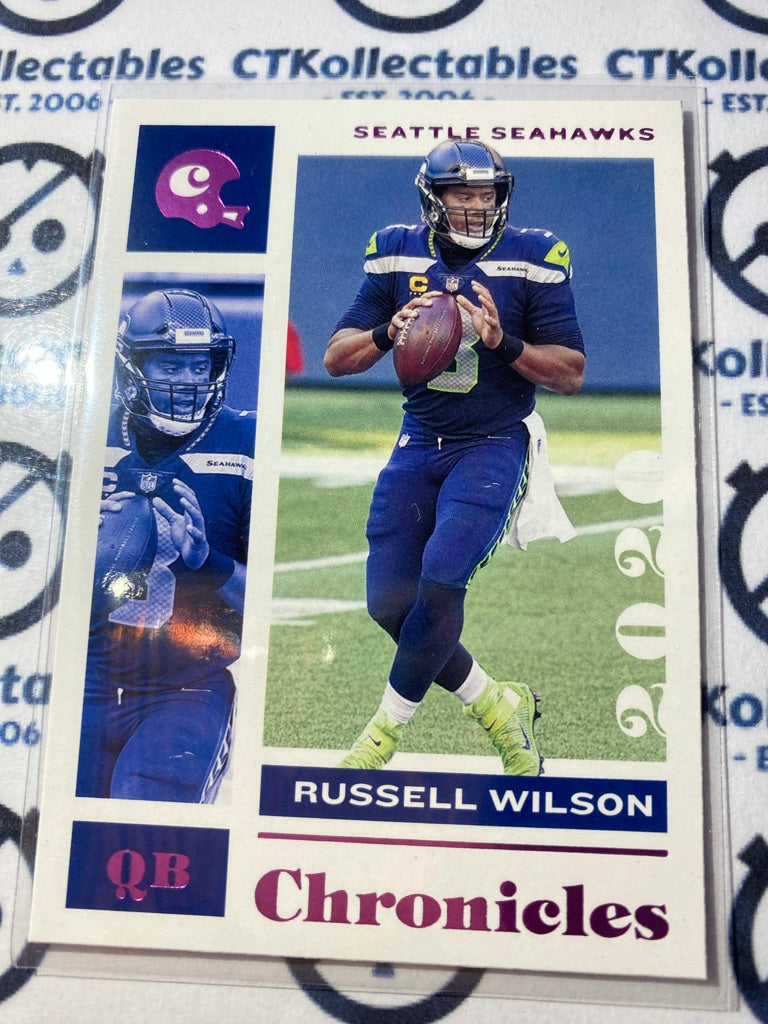 2020 NFL Panini Chronicles Pink Russell Wilson #87 Seahawks