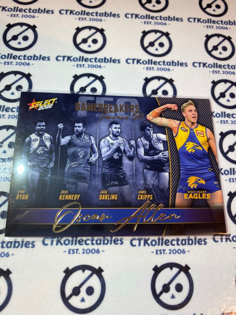 2022 AFL Footy Stars Gamebreakers Forward 50 - Oscar Allen GB81