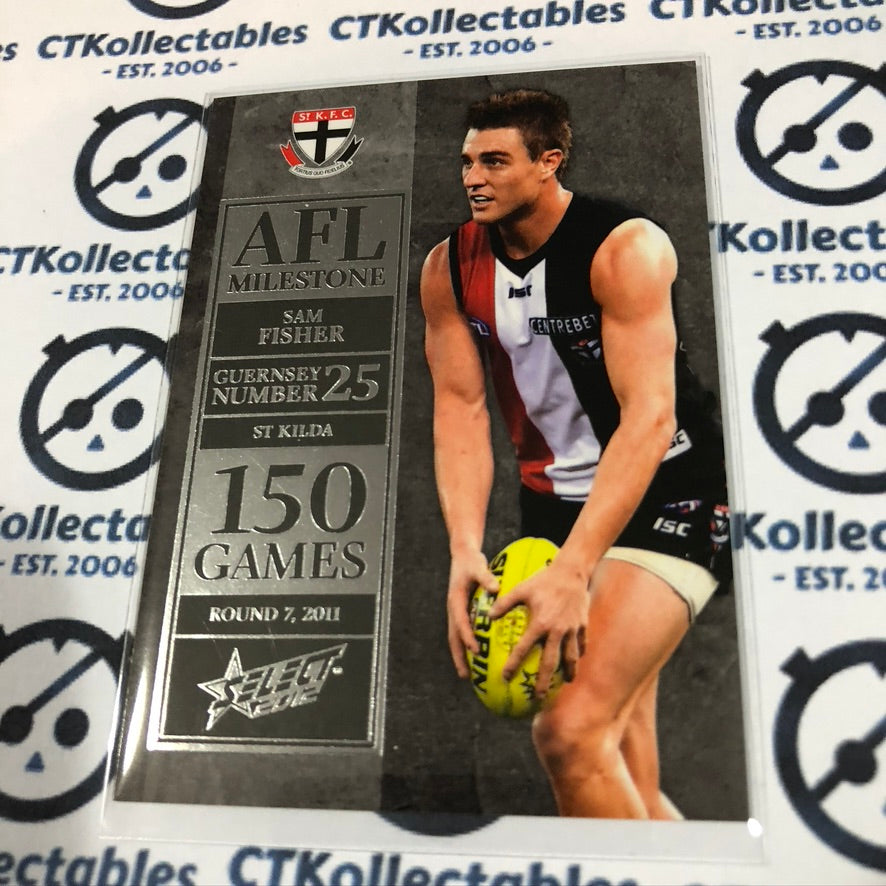 Sam Fisher Milestone 150 Games MG57 2012 AFL Champions